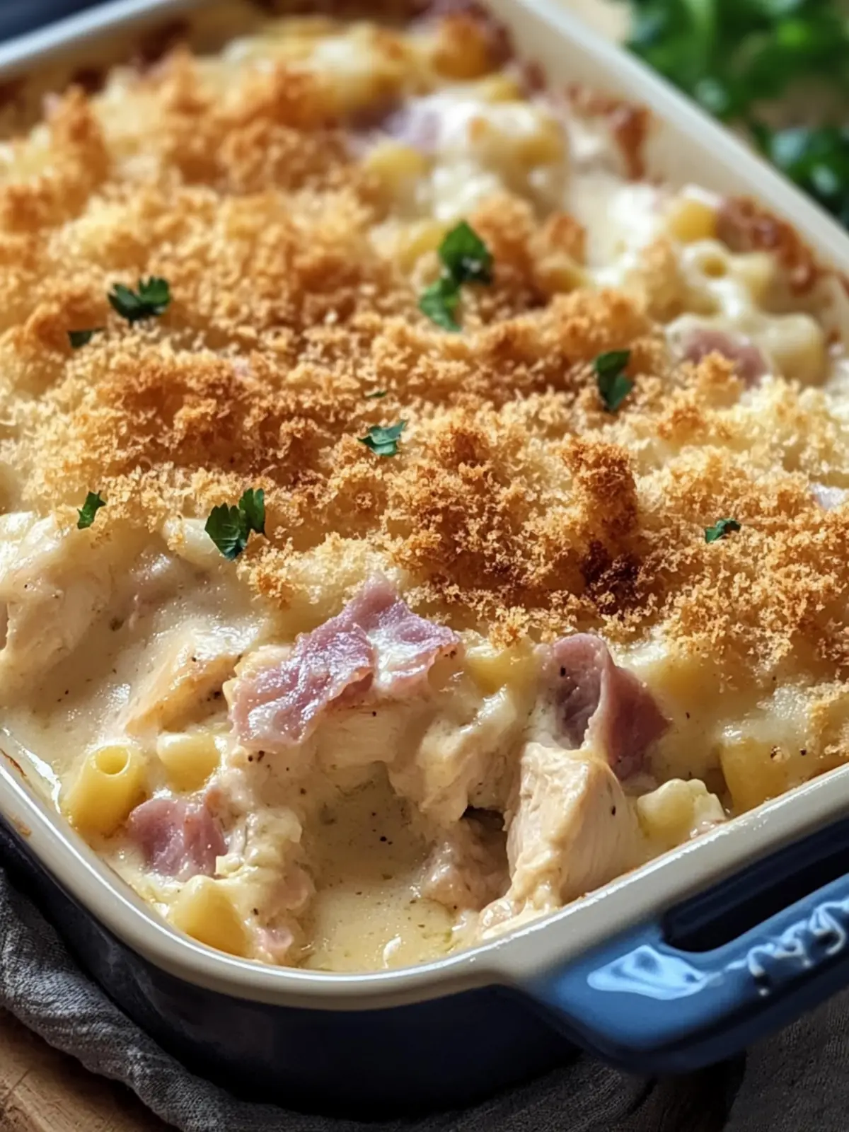 Delicious Chicken Cordon Bleu Casserole