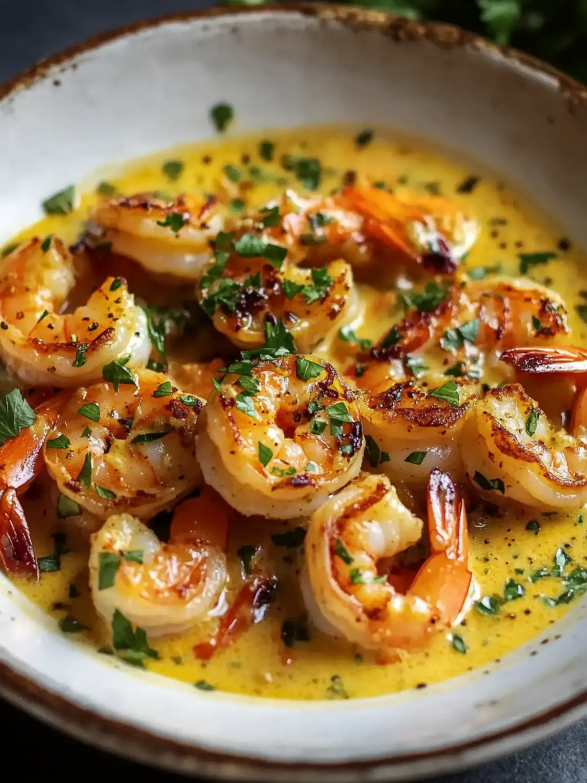 Sautéed Shrimp in Creamy Saffron Sauce for a Fancy Night In 2 Sautéed Shrimp in Creamy Saffron Sauce