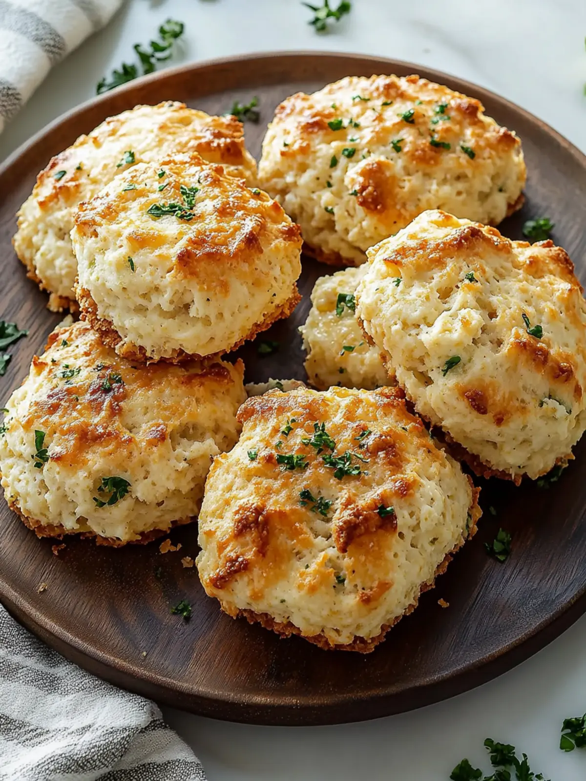 Savory Garlic Parmesan Scones