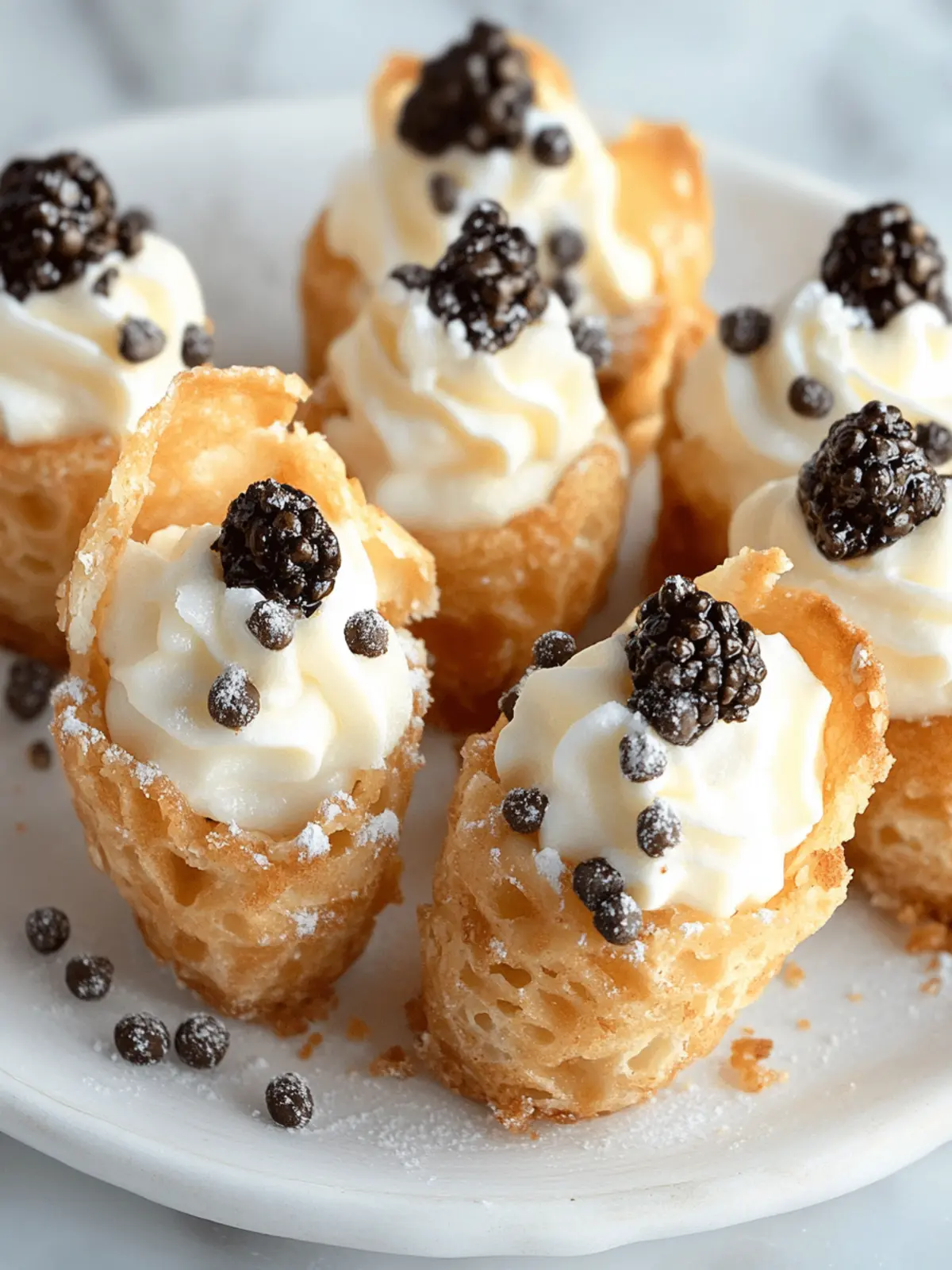 Delicious Mini Cannoli Bites with Creamy Ricotta Bliss 5 Mini Cannoli Bites