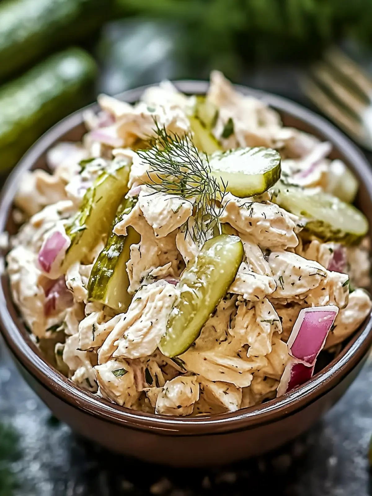 Dill Pickle Chicken Salad