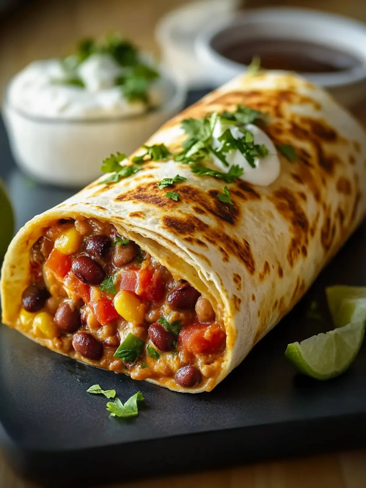 Savory Vegetarian Bean and Cheese Burritos Ready in Minutes 3 Vegetarian Bean and Cheese Burritos