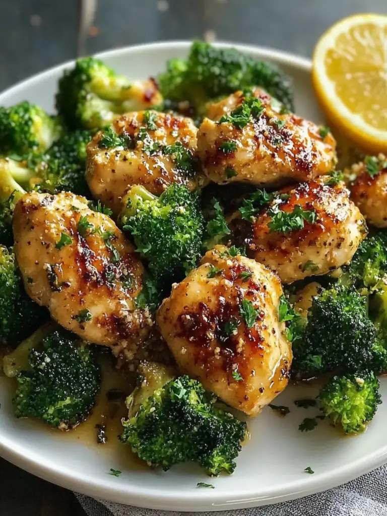 Garlic Butter Chicken & Broccoli
