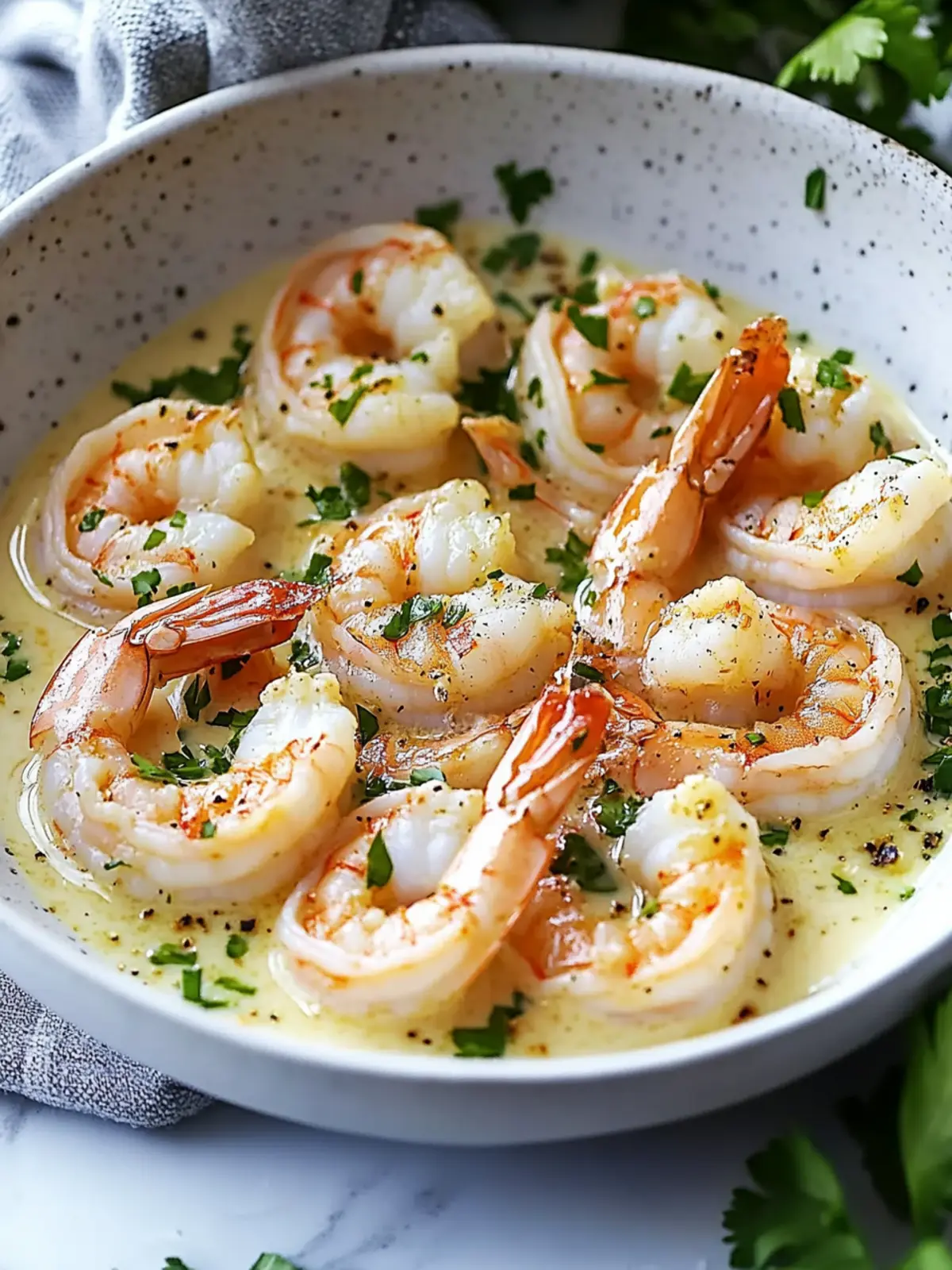 Shrimp with Coconut Milk Sauce