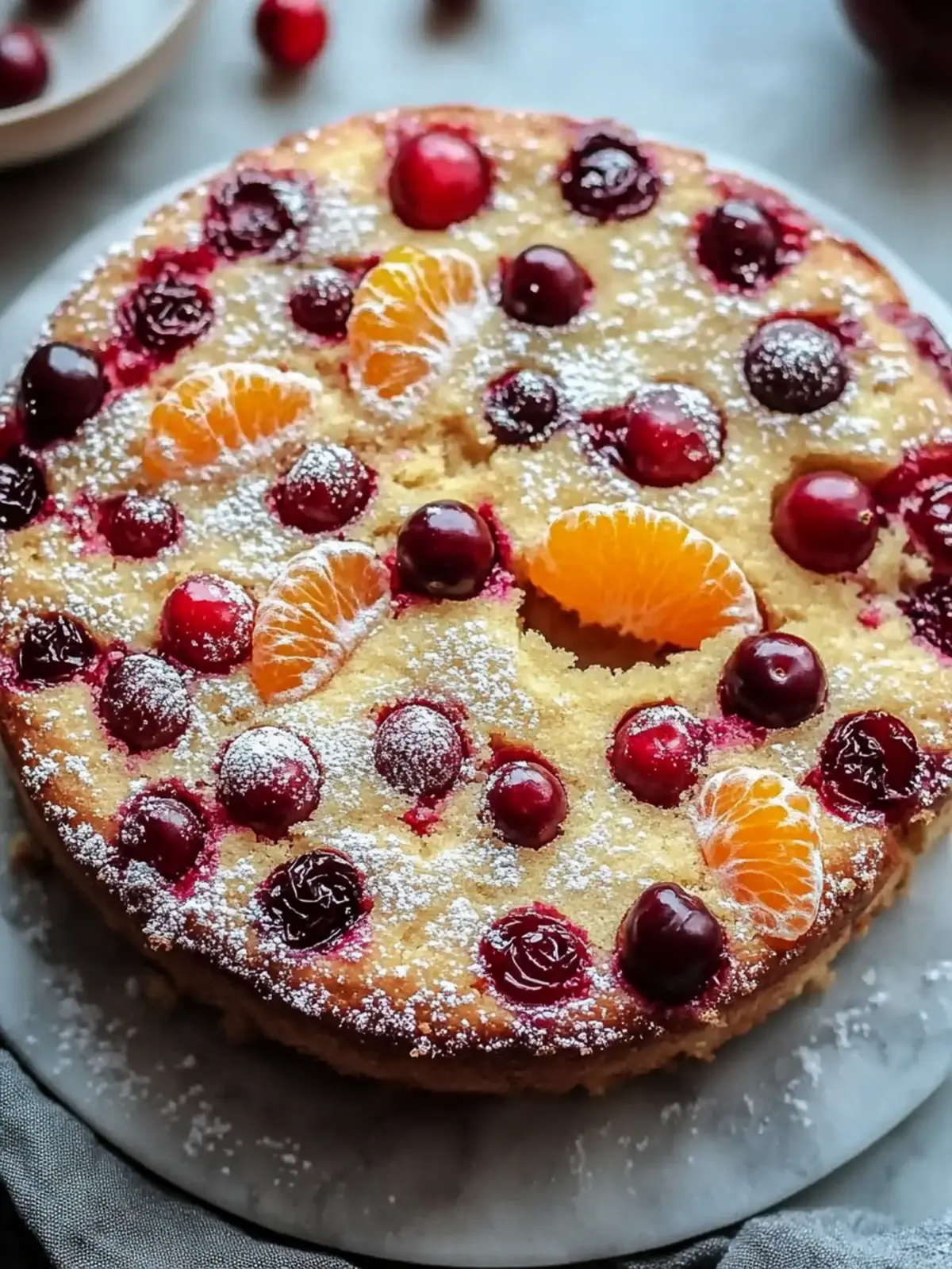 Cranberry Orange Breakfast Cake