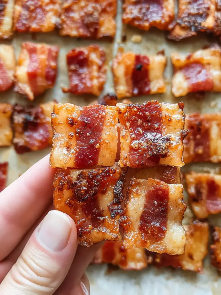 Parmesan Candied Bacon Crackers