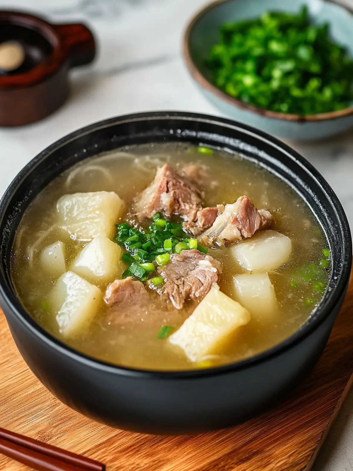 Taiwanese Pork Rib and Daikon Soup
