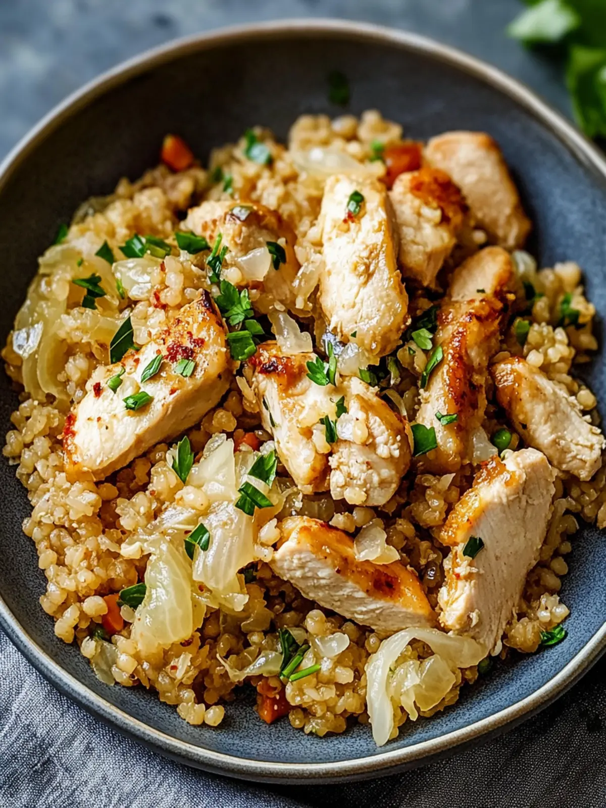 Chicken Bulgur and Sauerkraut: Quick Comfort Food Delight 2 Chicken Bulgur and Sauerkraut