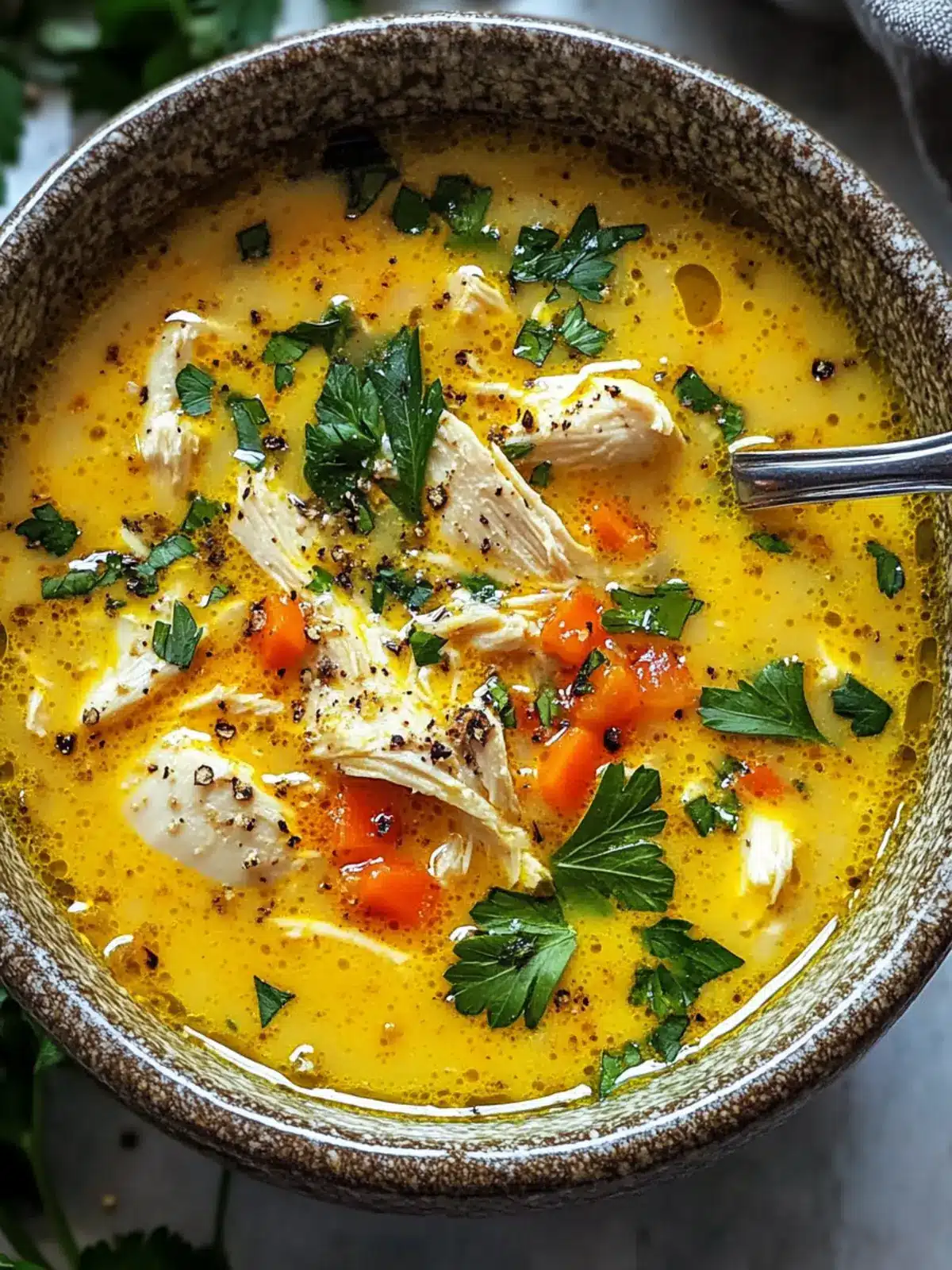 Coconut Turmeric Chicken Soup