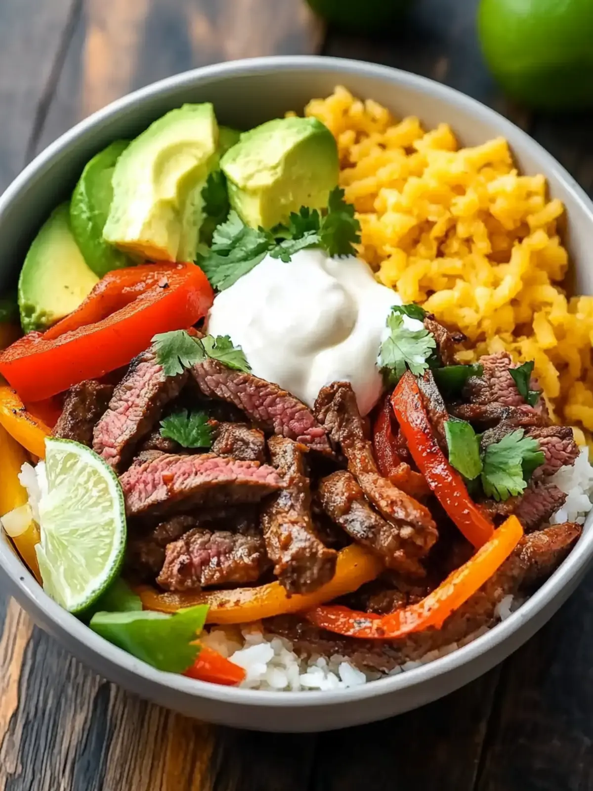 High-Protein, Low-Carb Steak Fajita Bowl Recipe