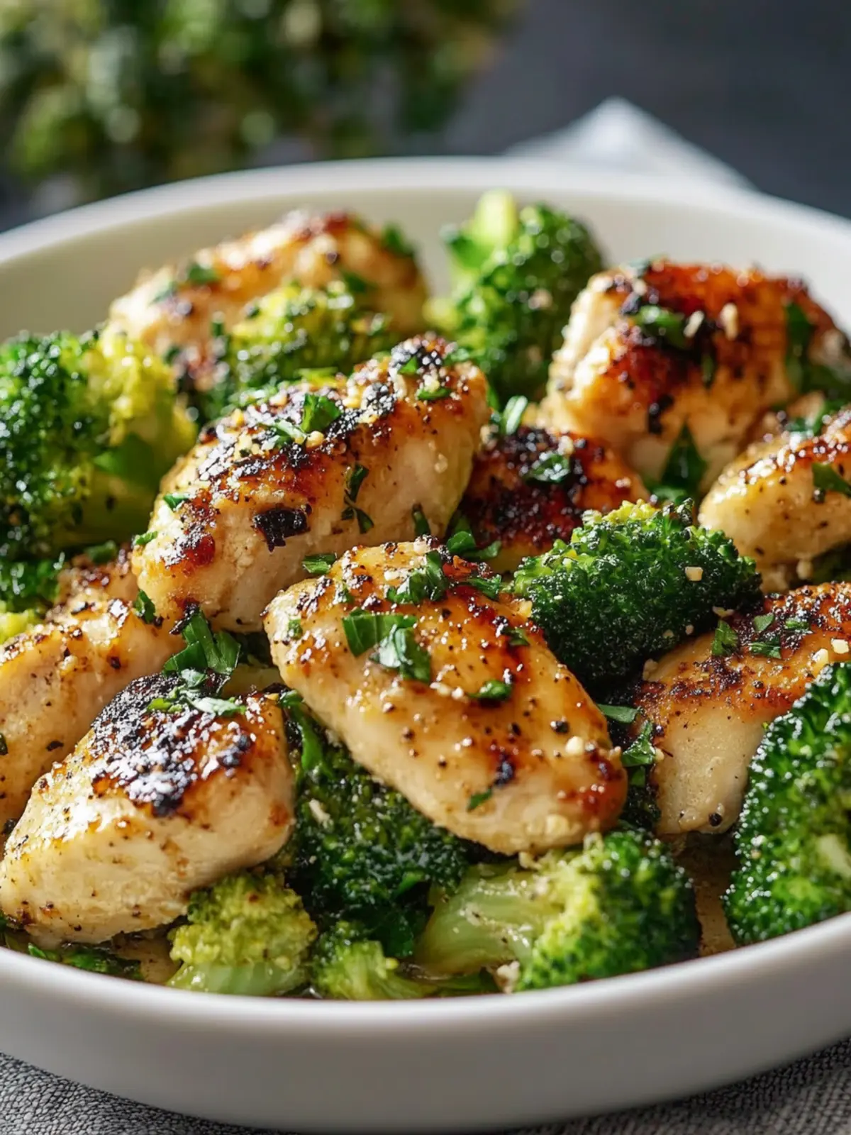 Garlic Butter Chicken & Broccoli
