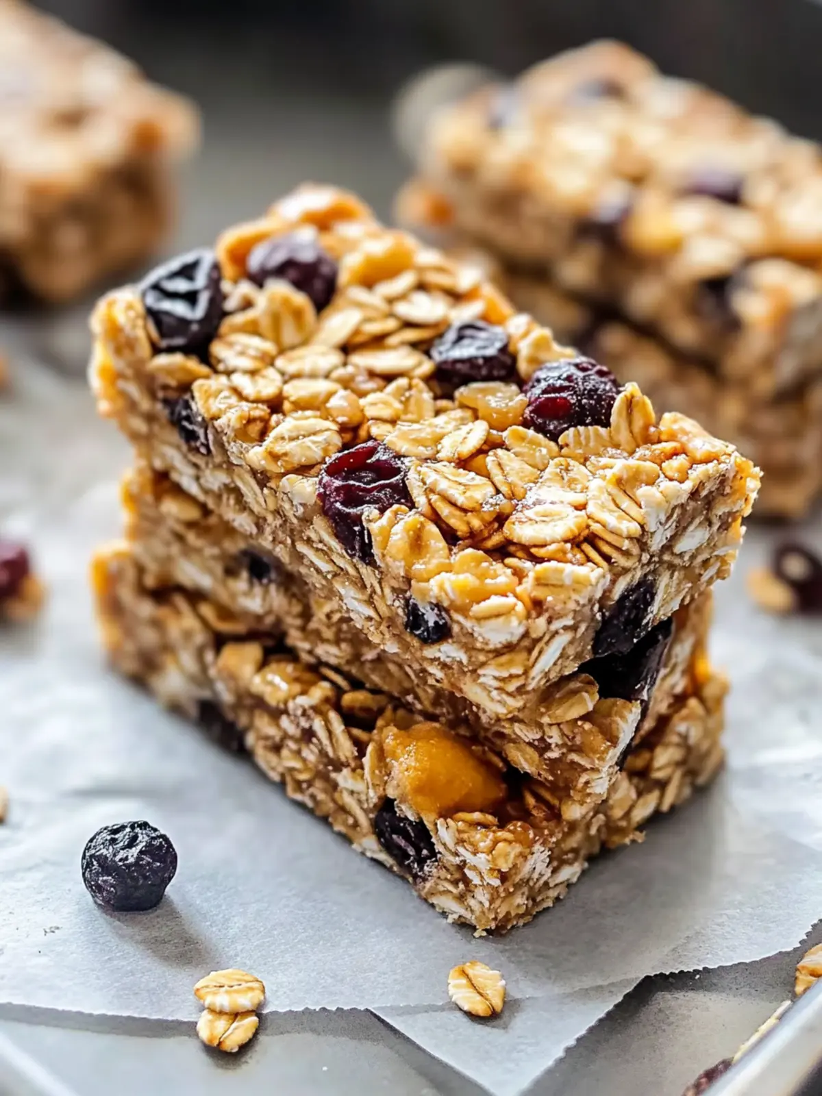 No Bake Granola Bars