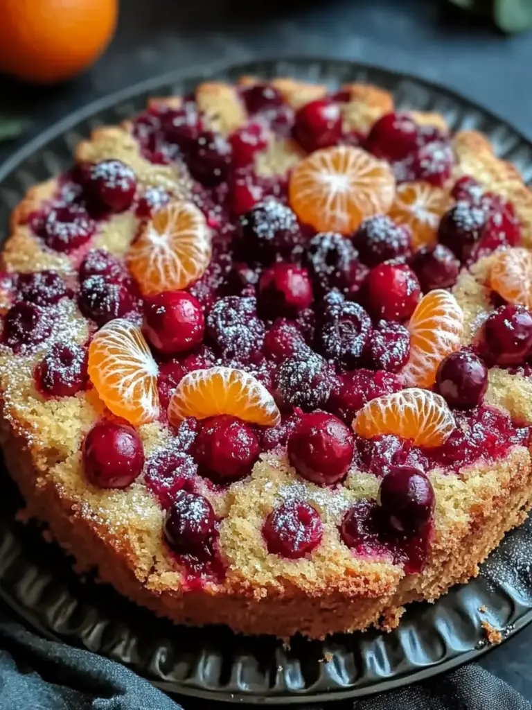 Cranberry Orange Breakfast Cake