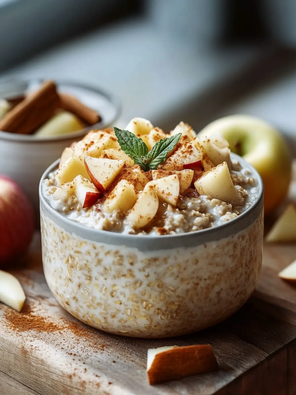 Apple Pie Overnight Oats