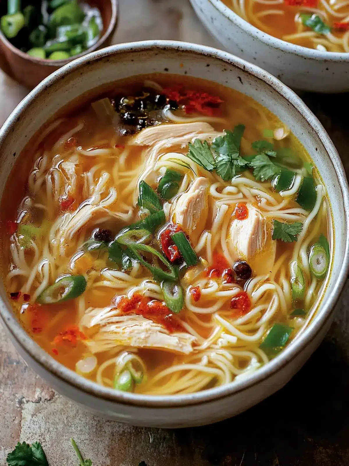 Ginger Garlic Chicken Noodle Soup Recipe