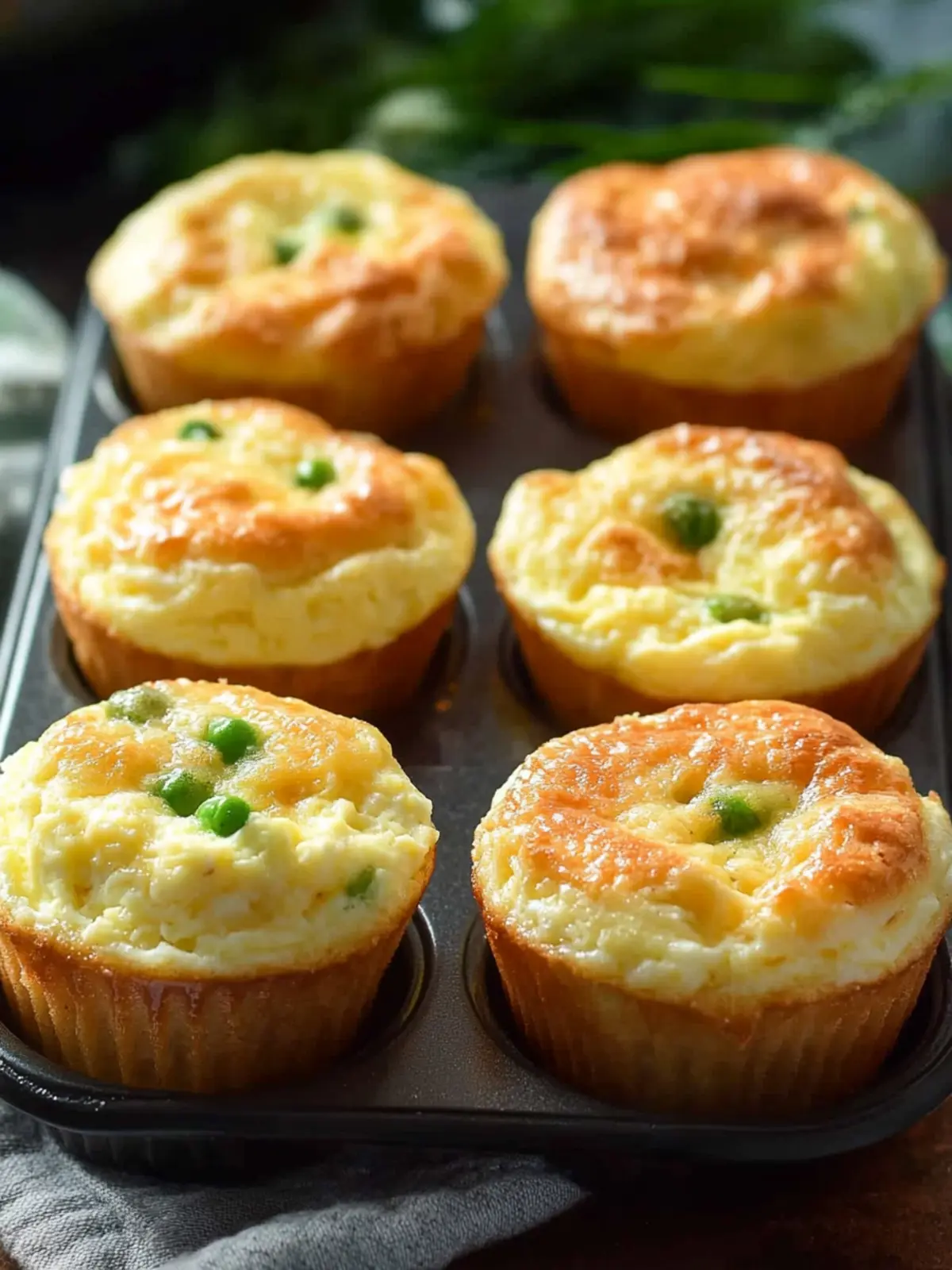 Fluffy Cottage Cheese Egg Muffins