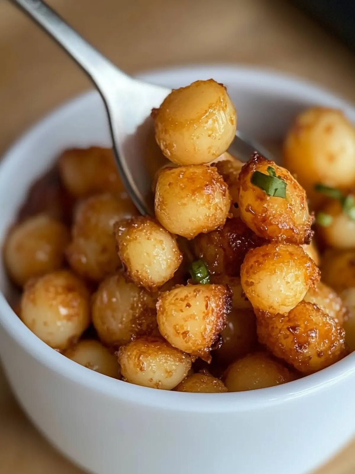 Air Fried Pearl Onions