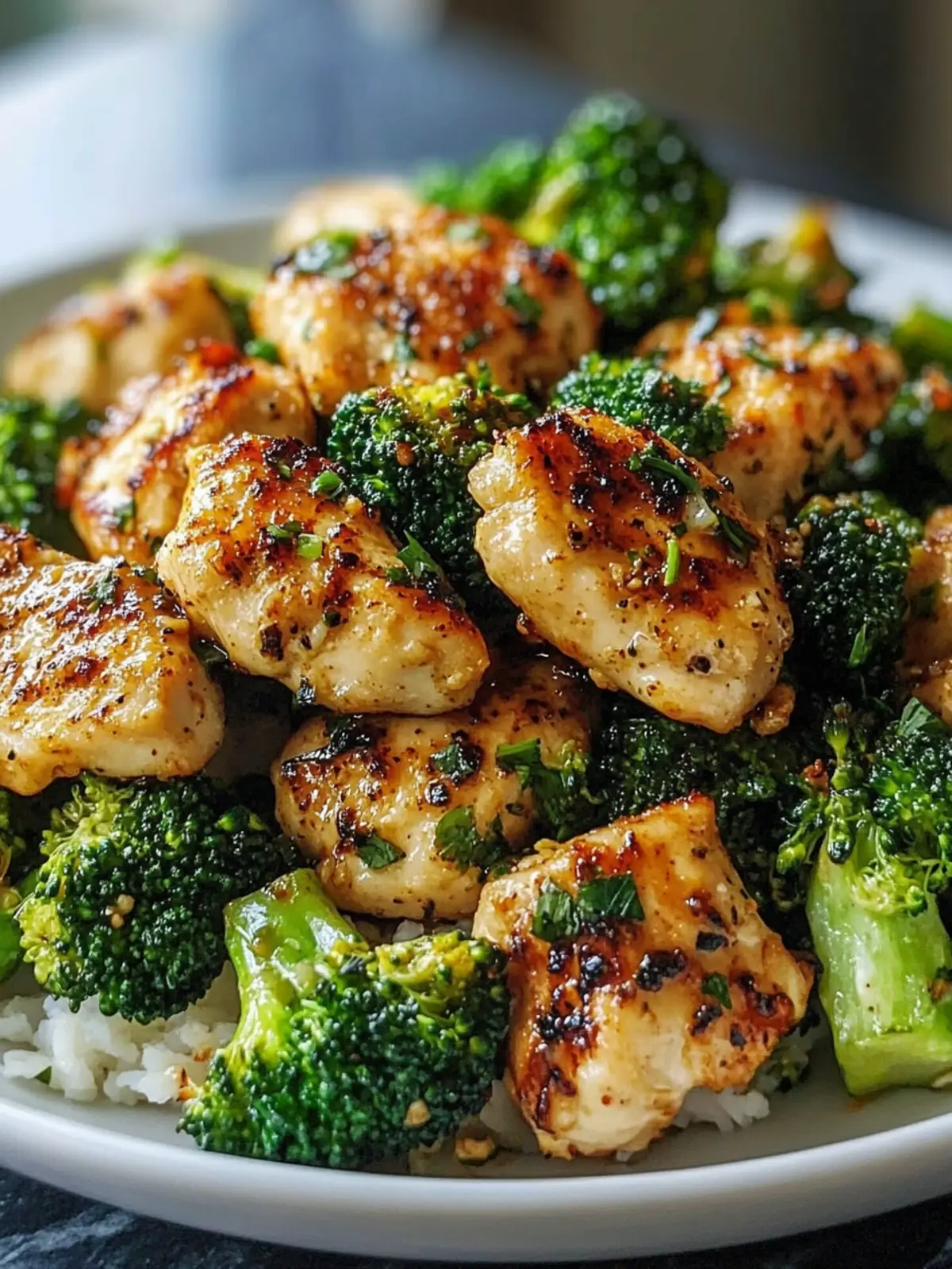 Garlic Butter Chicken & Broccoli