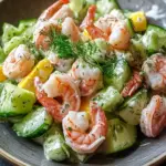 Creamy Cucumber Shrimp Salad