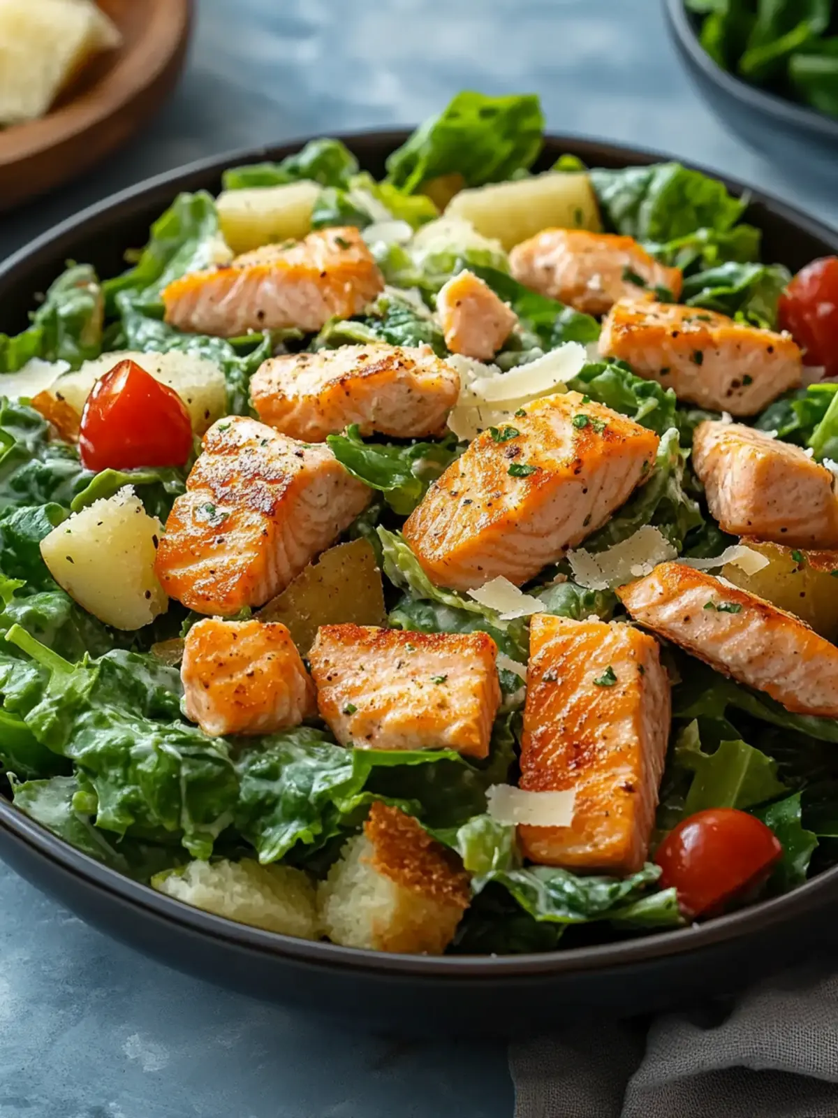 Savory Salmon Caesar Salad Recipe for a Healthy Twist 5 Salmon Caesar Salad Recipe
