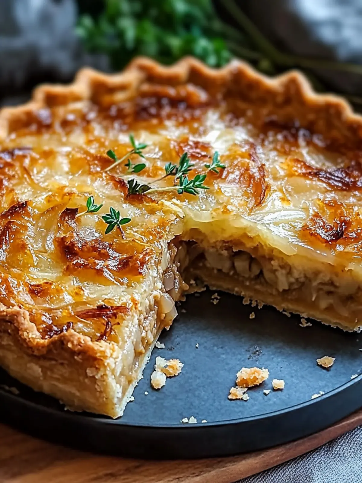 German onion pie