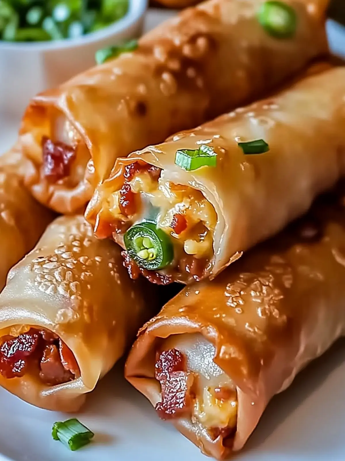 Bacon Jalapeño Popper Eggrolls
