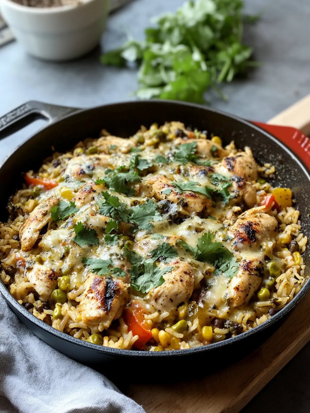 Salsa Verde Chicken & Rice Skillet for Busy Weeknight Wins 4 Salsa Verde Chicken & Rice Skillet