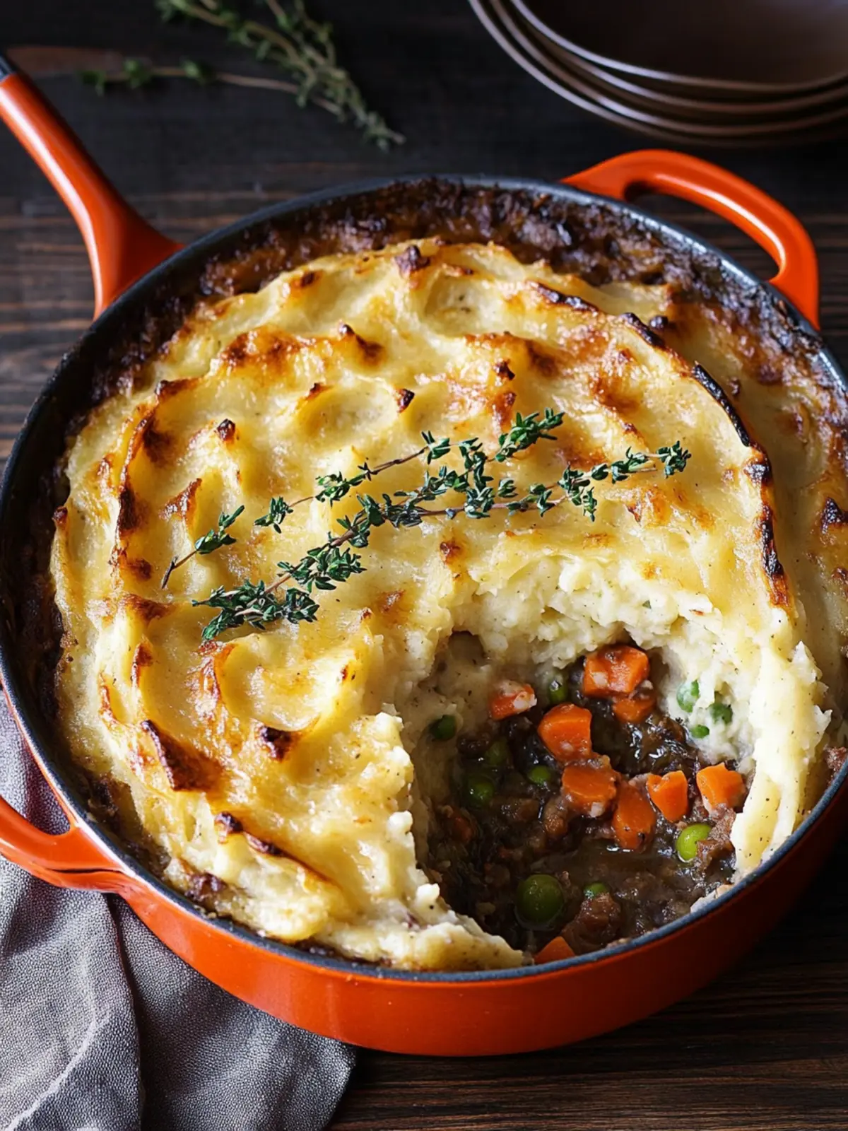Gardener's Pie with Root Vegetable Mash