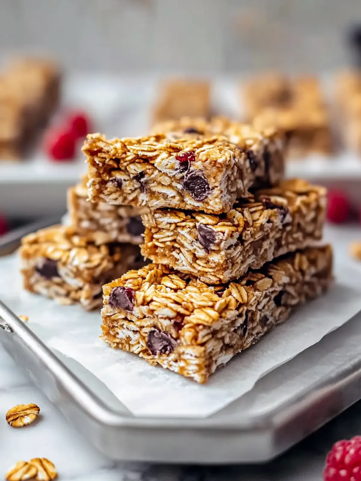 No Bake Granola Bars