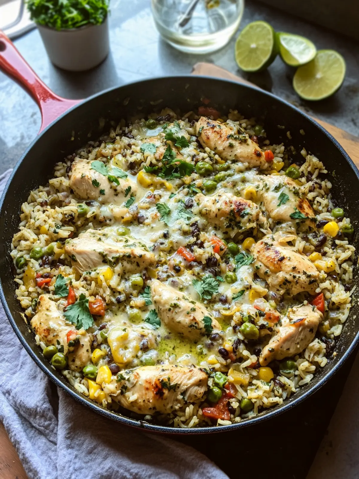 Salsa Verde Chicken & Rice Skillet for Busy Weeknight Wins 3 Salsa Verde Chicken & Rice Skillet