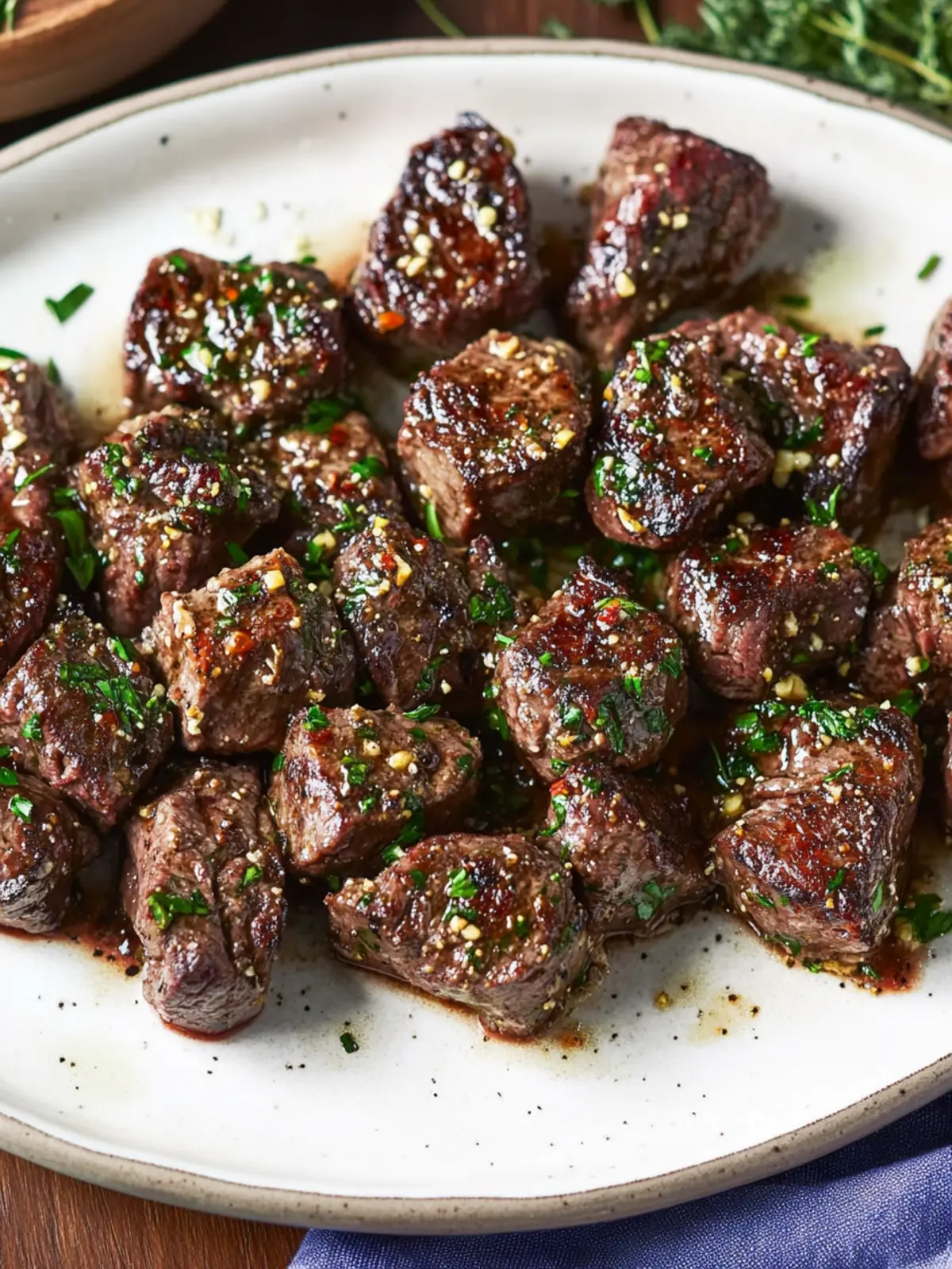 Garlic Butter Steak Bites