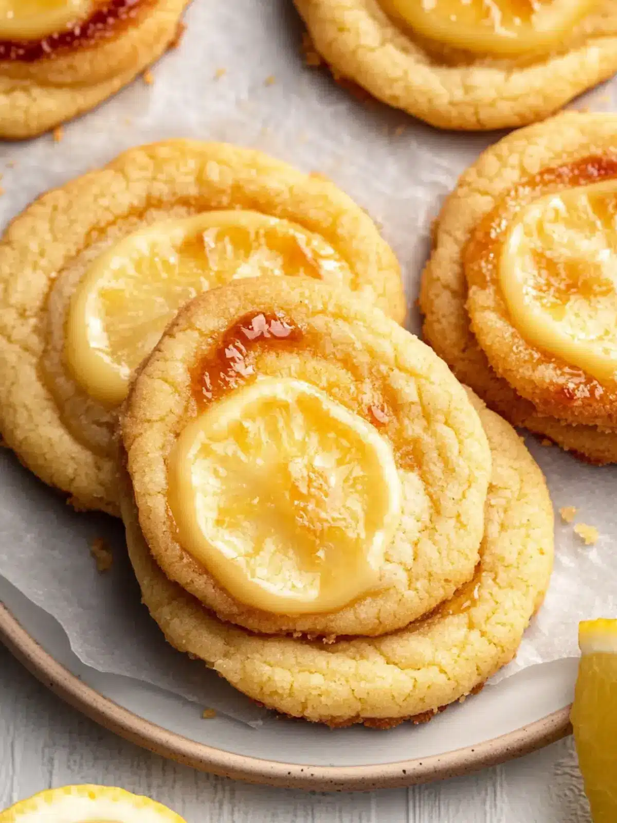 Lemon Crème Brûlée Cookies