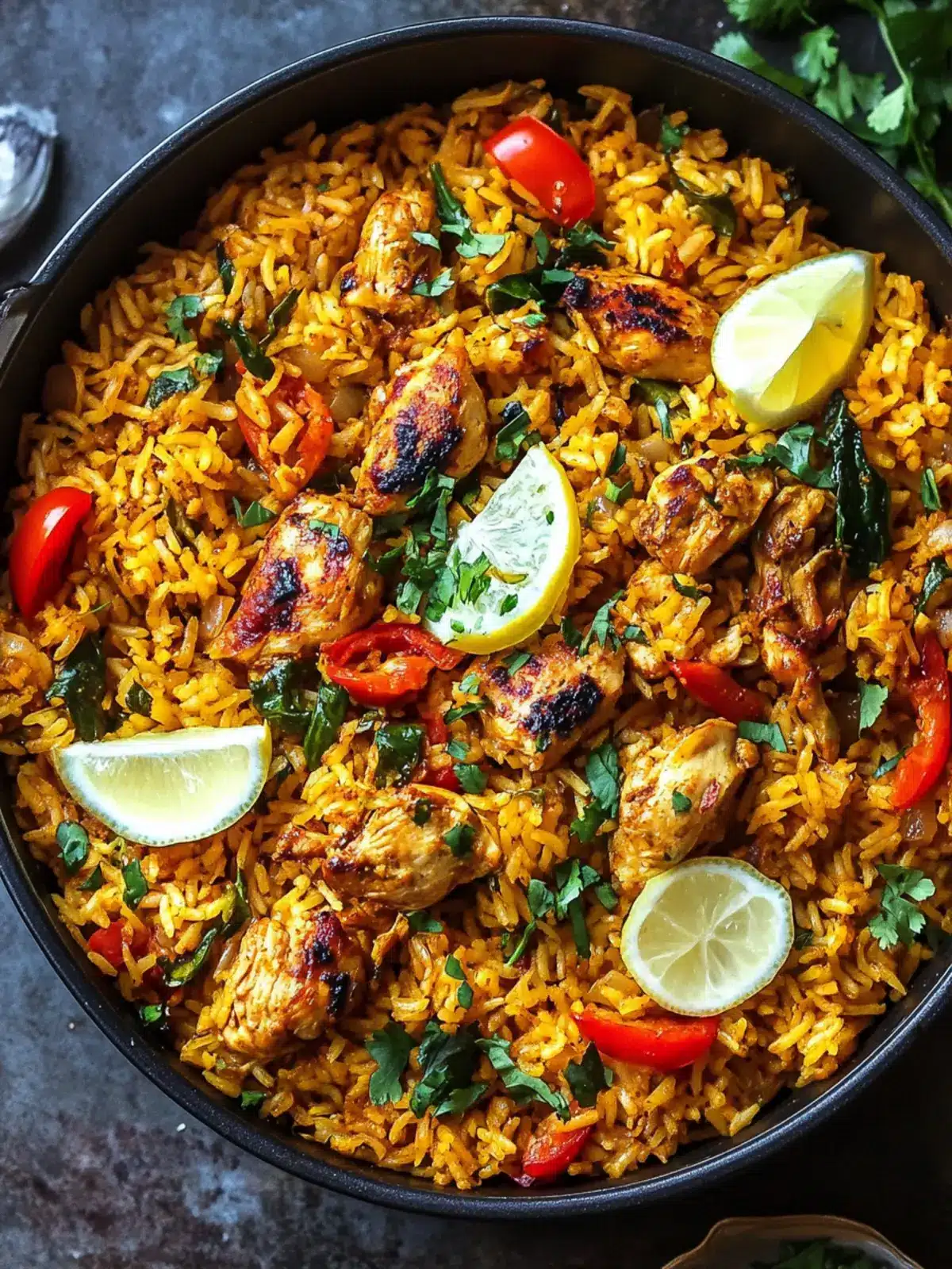 One Pot Chicken Shawarma Rice