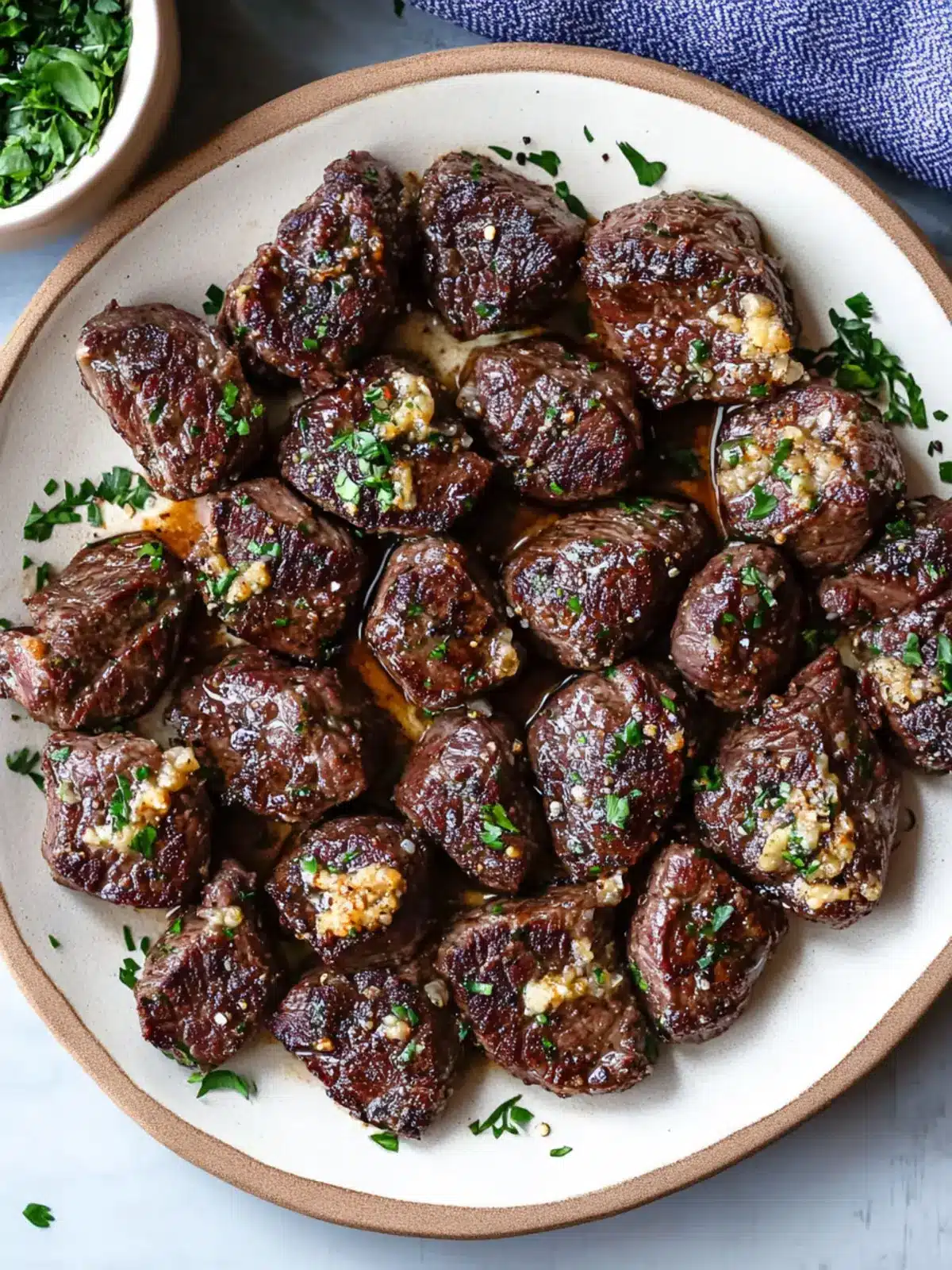 Garlic Butter Steak Bites