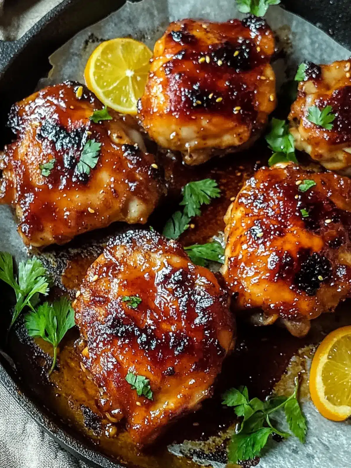 Gochujang Miso Chicken Thighs