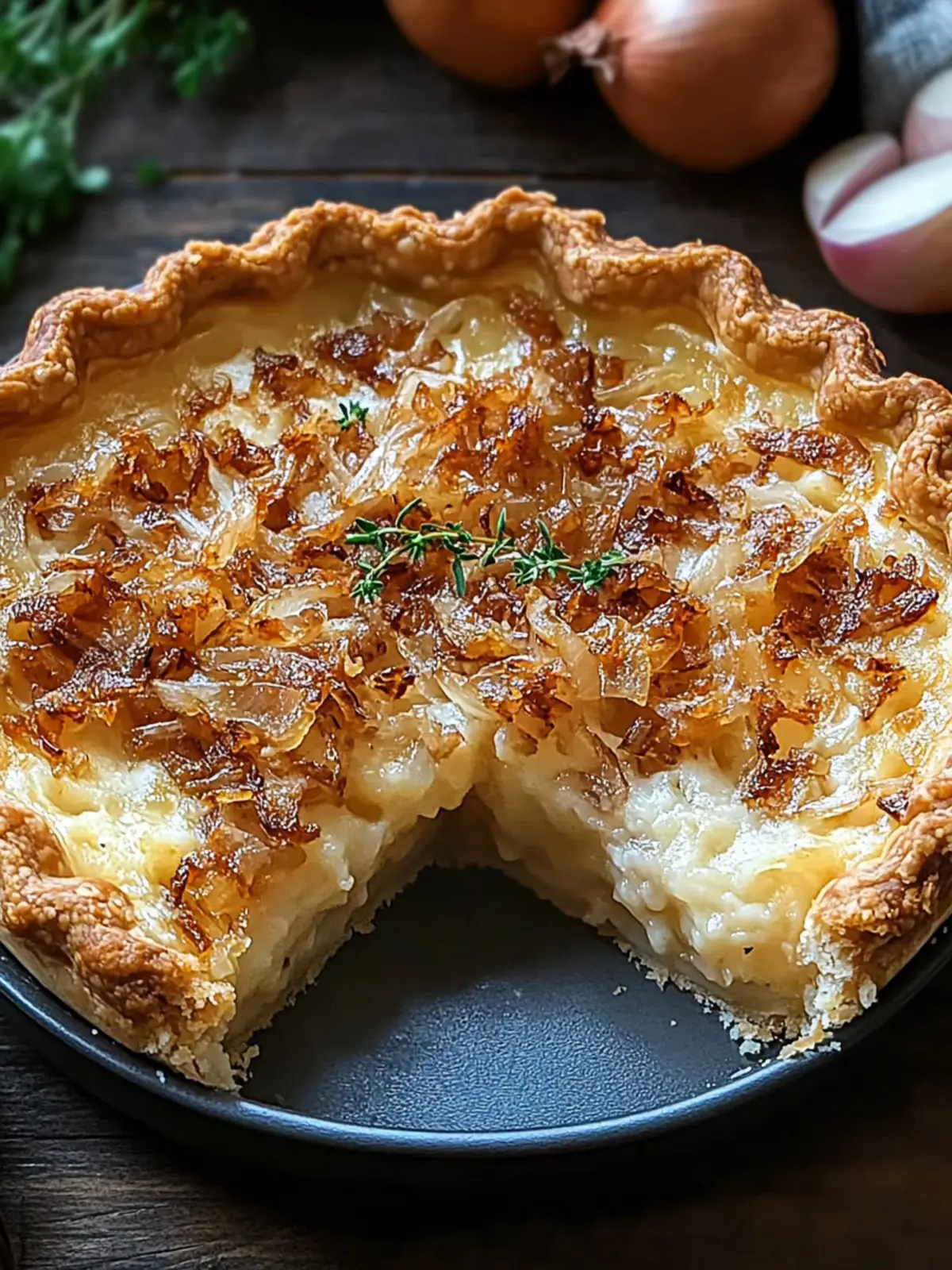 German onion pie