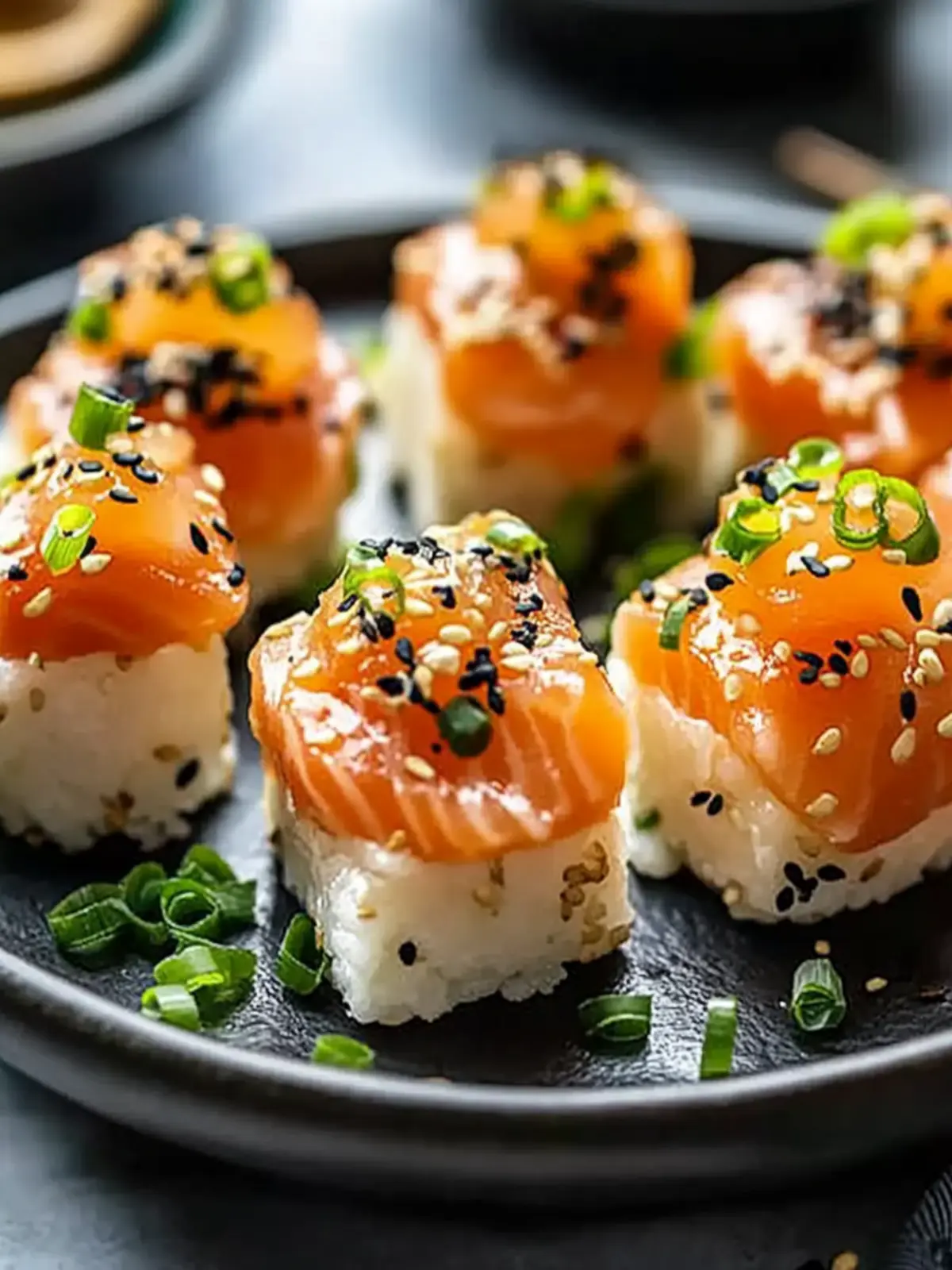 Oven-Baked Salmon Sushi Bites