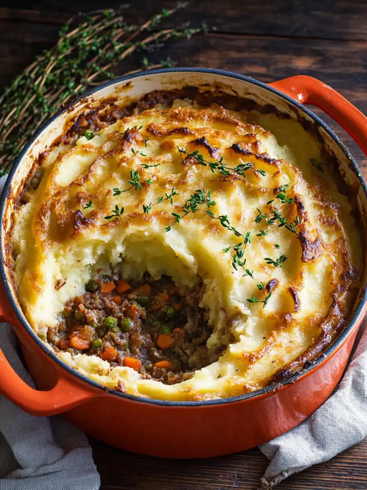 Gardener's Pie with Root Vegetable Mash