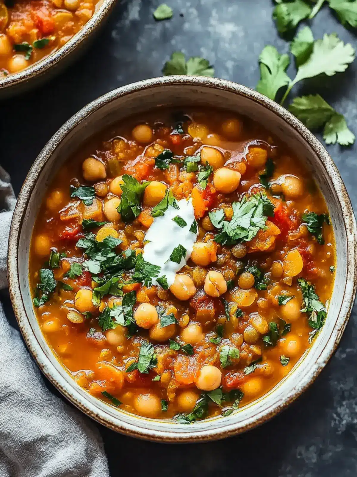 Lentil and Chickpea Stew