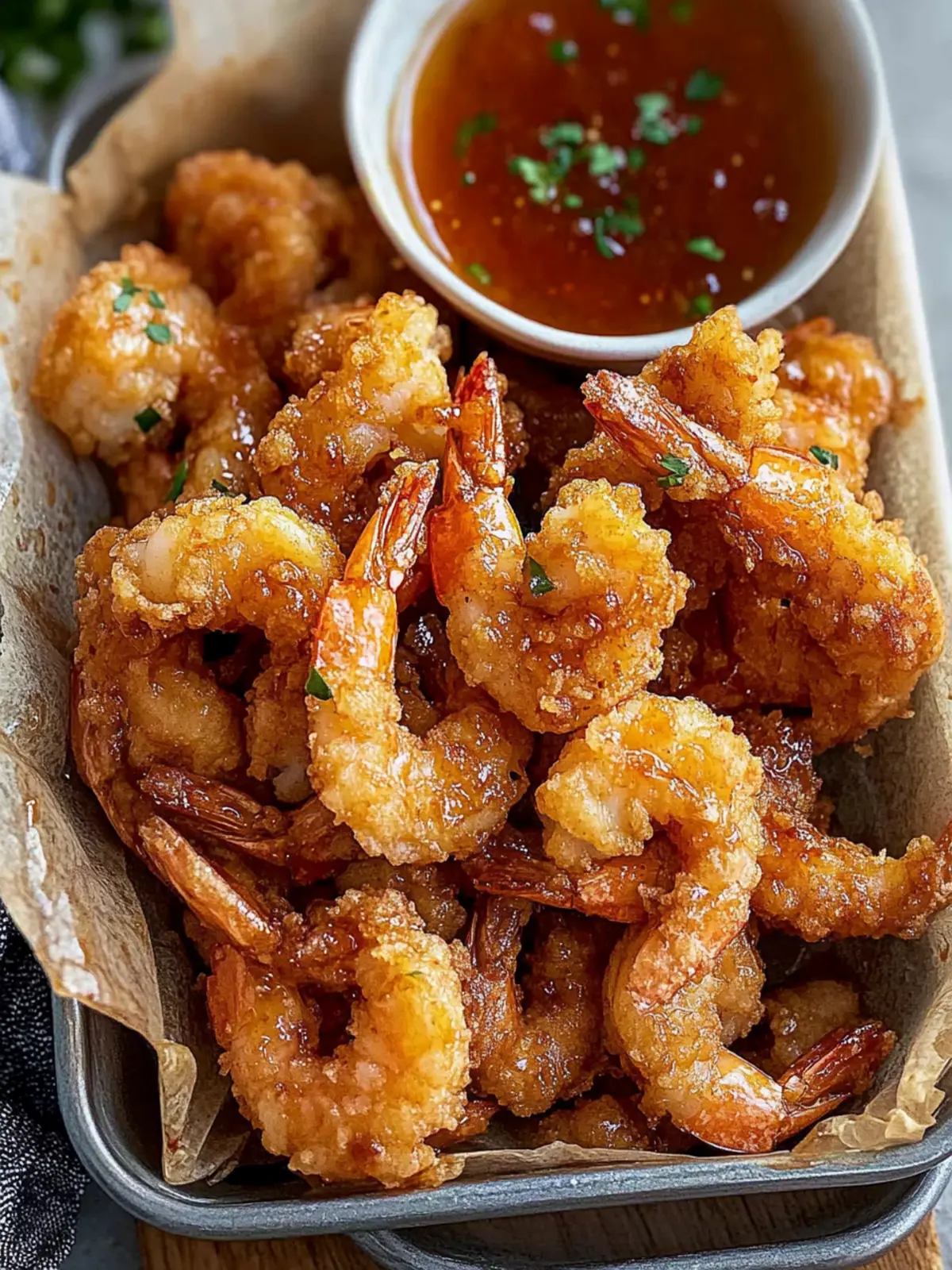 Hot Honey Fried Shrimp: Crispy Bliss You Can't Resist 2 Hot Honey Fried Shrimp
