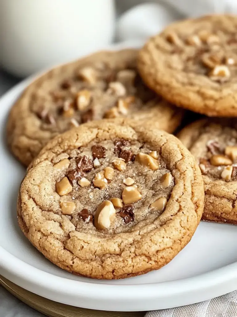 Brown Butter Coffee Toffee Cookies