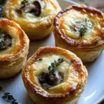 Mini Mushroom Gruyère Pot Pies with Thyme