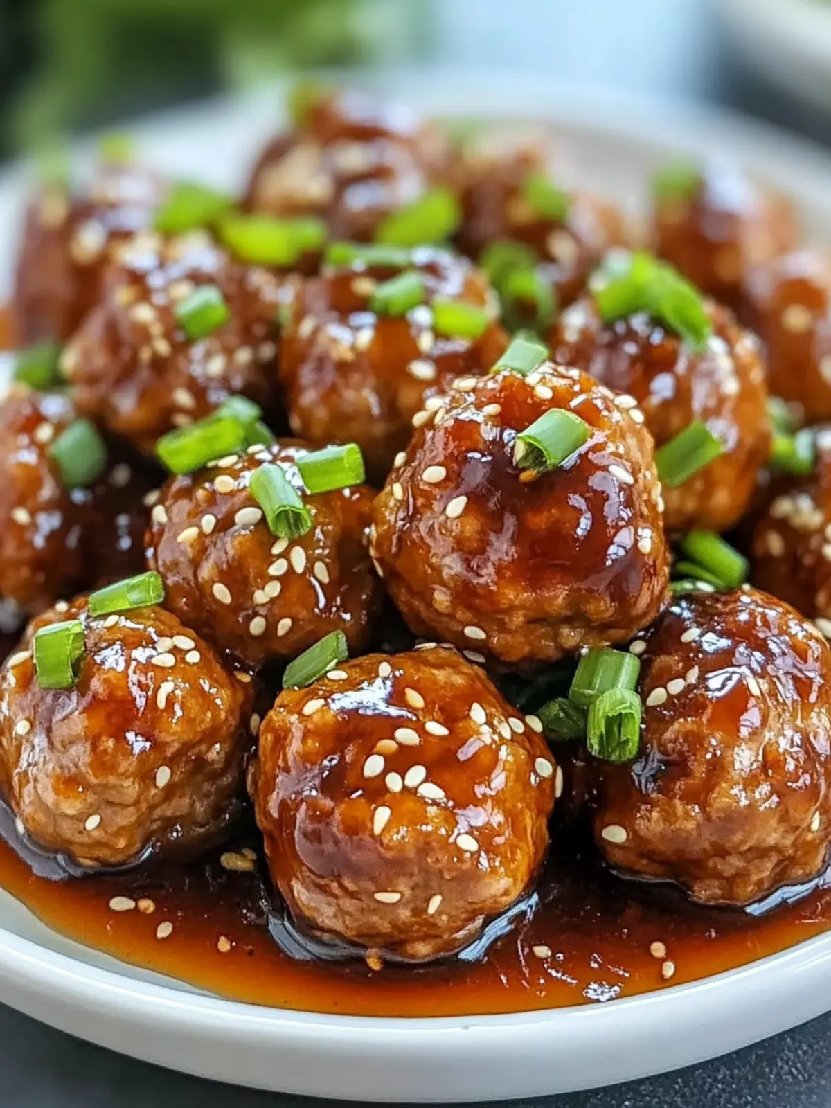 Crockpot Honey Garlic Meatballs