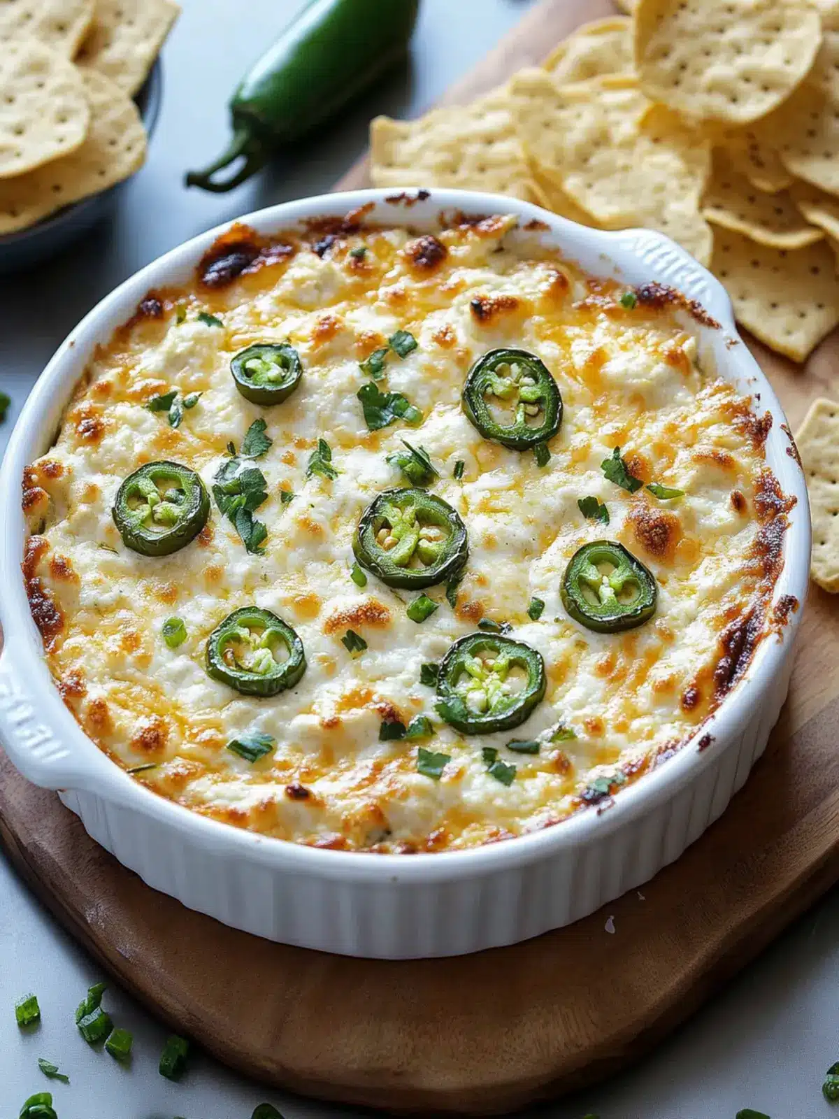 Cottage Cheese Jalapeño Popper Dip