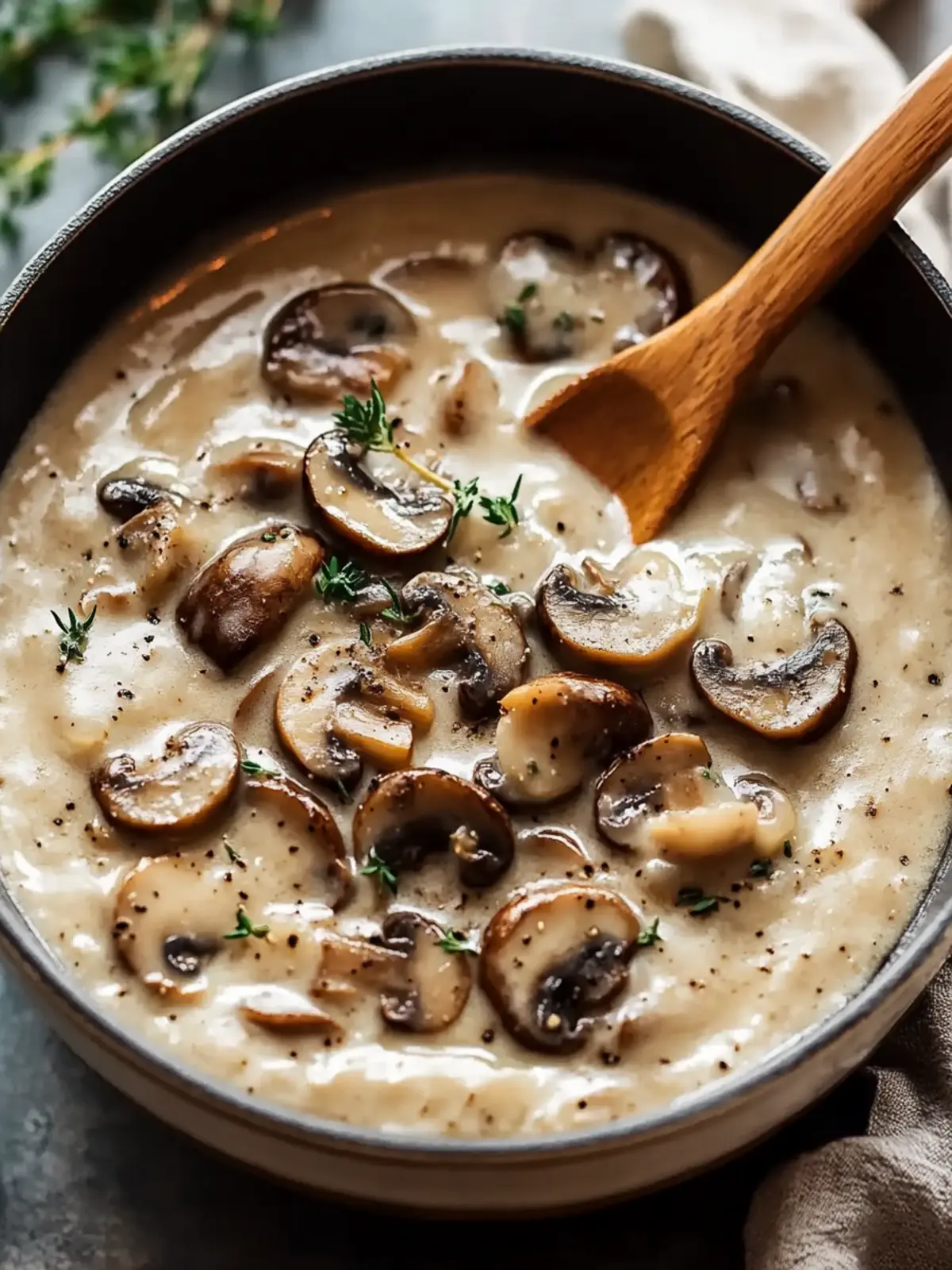 Creamy Mushroom Gravy