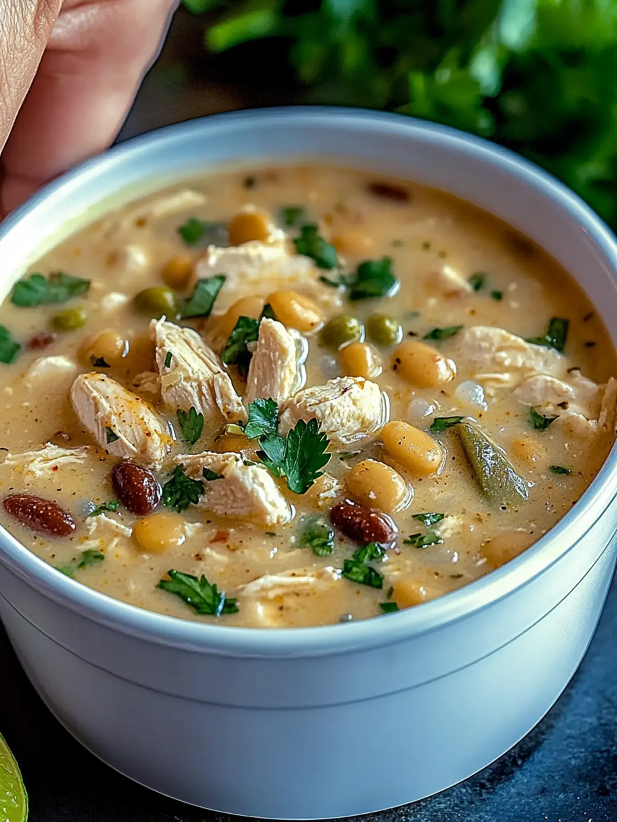 Cajun White Chicken Chili