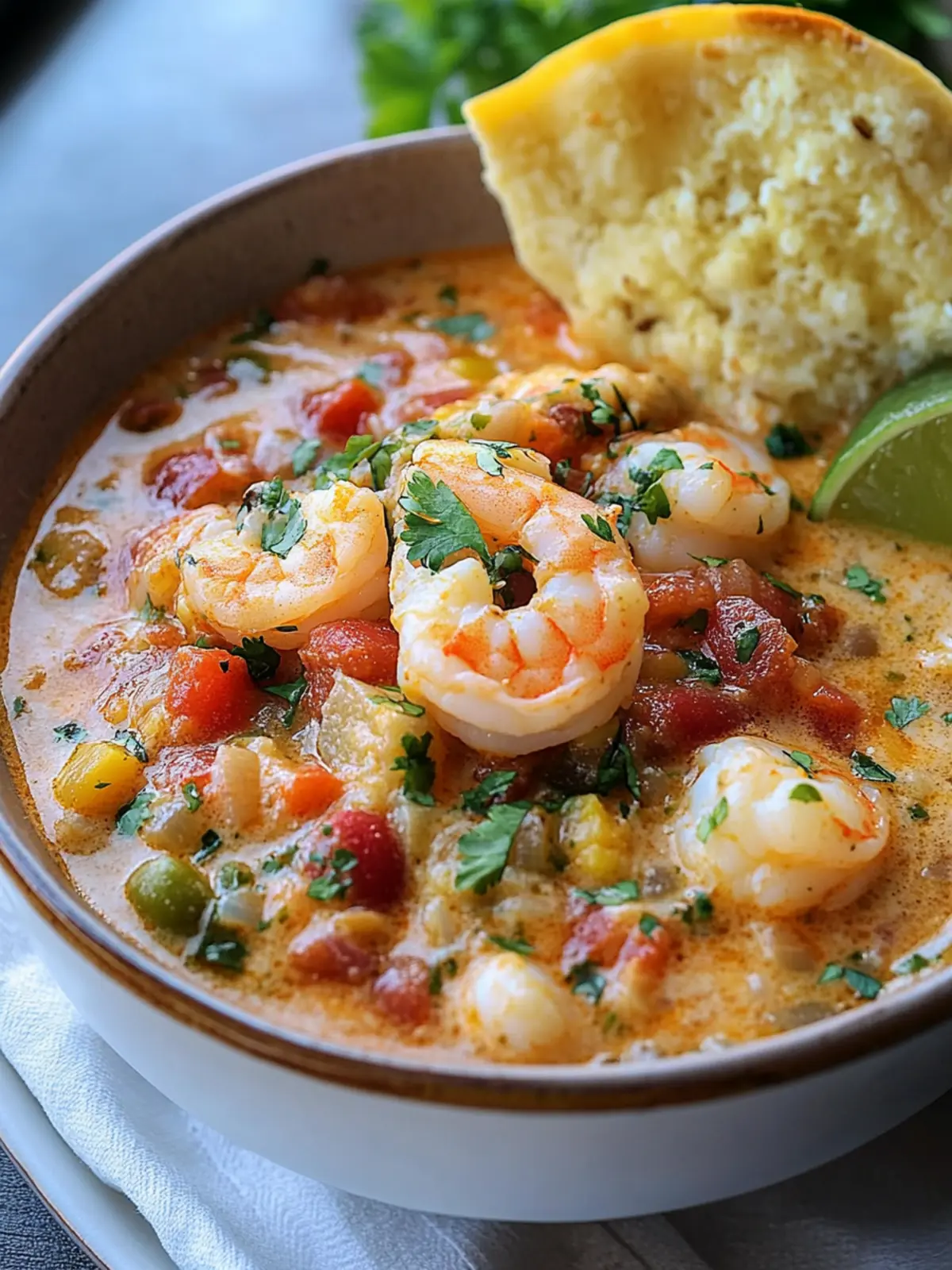 Creamy Seafood and Shrimp Chili