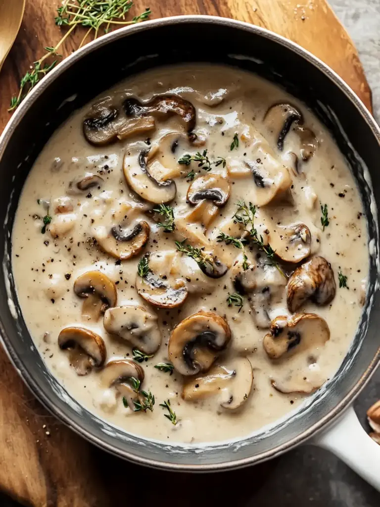 Creamy Mushroom Gravy