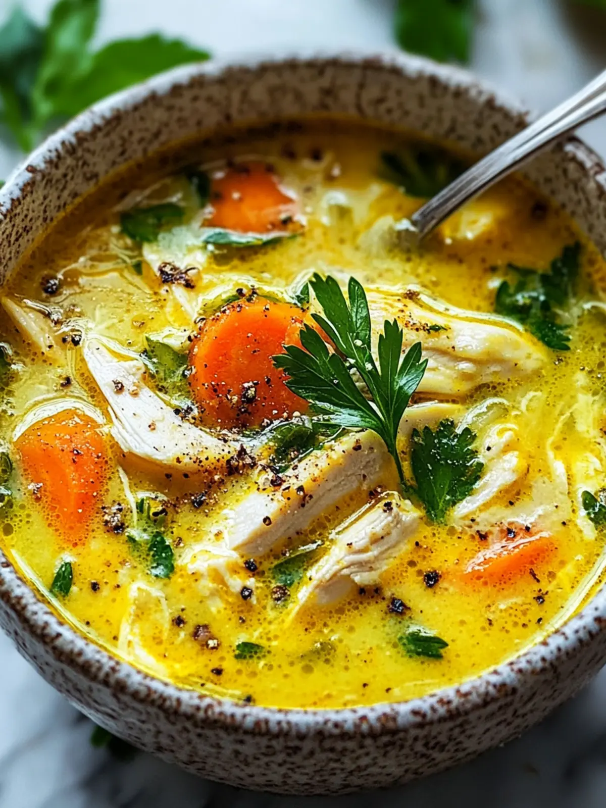 Coconut Turmeric Chicken Soup