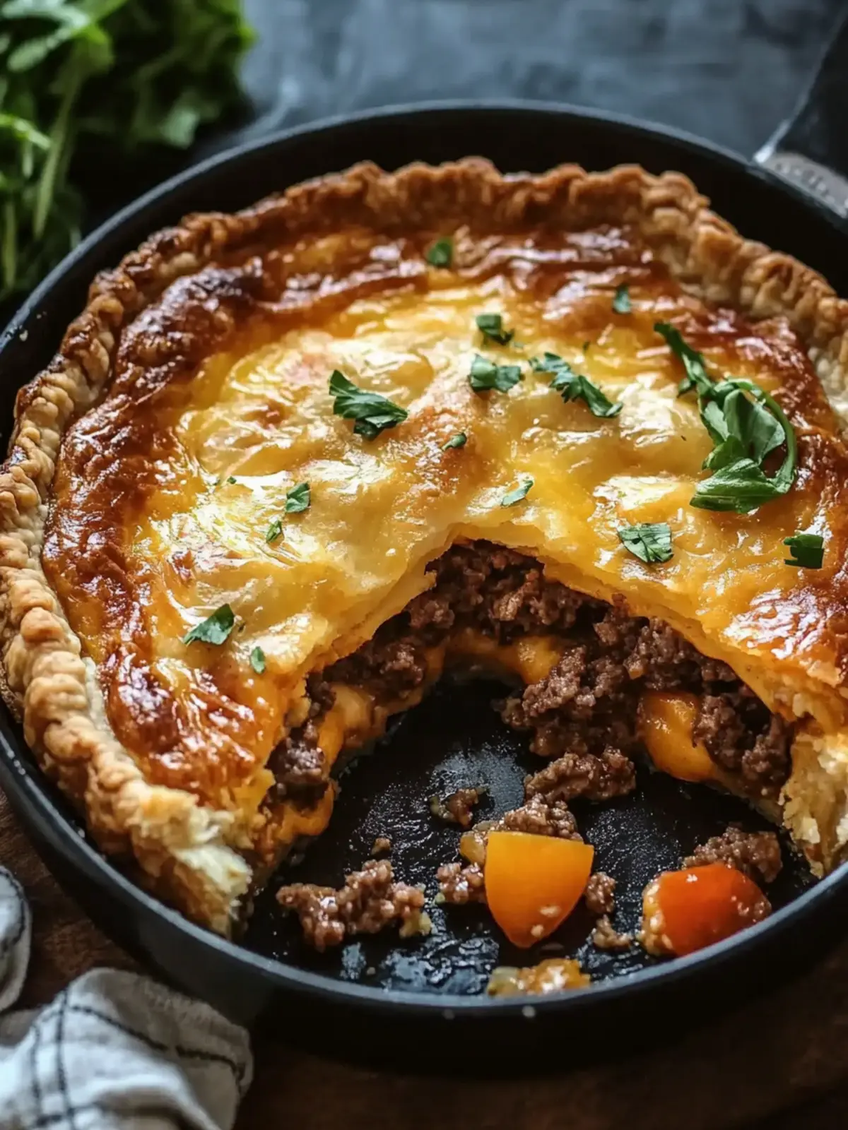 One-Pan Cheeseburger Pie Dinner: Comfort Food Done Right 3 One-Pan Cheeseburger Pie Dinner